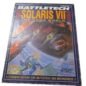 Battletech Solaris VII Campaign Setting Box FASA 1660